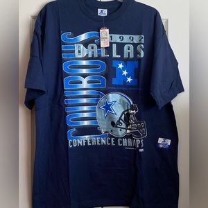 Vintage NWT Dallas Cowboys Conference Champs T-Shirt - Large